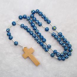 8mm handmade knotted rosary beads (CR065)