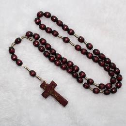 10*8mm Wooden Beads knotted Rosaries (CR067)