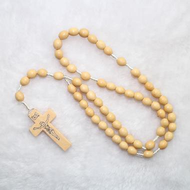 8*7mm catholic religious Wooden Beads Rosaries (CR068)