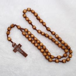 12*10mm Wooden Beads Rosaries (CR071)