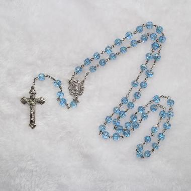 8mm Section Glass Beads Rosaries (CR075)