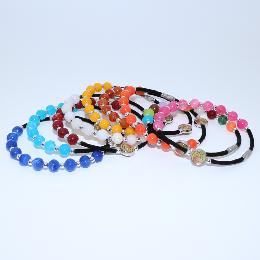 8mm Resin Beads Rosary Bracelet (CB165)