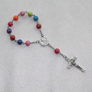 8mm Christmas gift angel decade rosary (CB190)