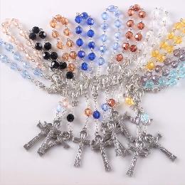 8mm Plastic Decade Rosary (CB198)