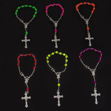 6mm Holy baby baptism gift decade rosary (CE091)