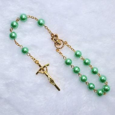 8mm Crucifix Praying Car Rosary beads (CB002)