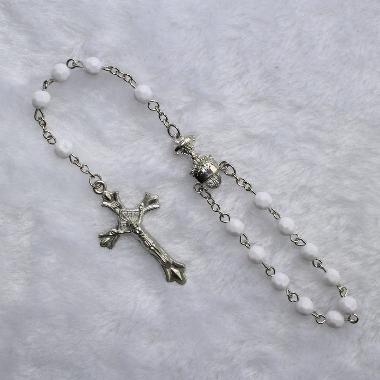 6mm beaded rosary with rosary bracelet (CB017)