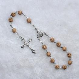 8mm catholic prayer beaded car rosary (CB122)