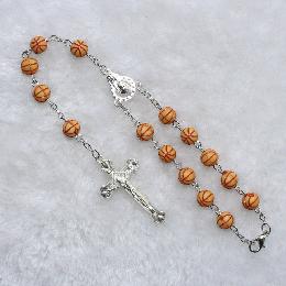 8mm Catholic pray car rosary beads (CB123)