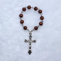 8mm Chain finger ring rosary catholic decade (CE017)