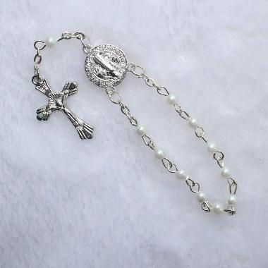 4mm Christmas gift pendant decade rosary (CE044)