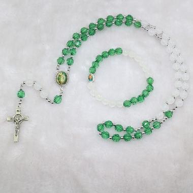 8mm Beads Praying Knotted Rosary (CRS002)