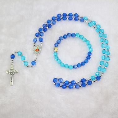 8mm Knot rosary necklace religious item (CRS012)