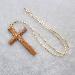 8.8*5.3cm Catholic Cross Necklace (AN082)