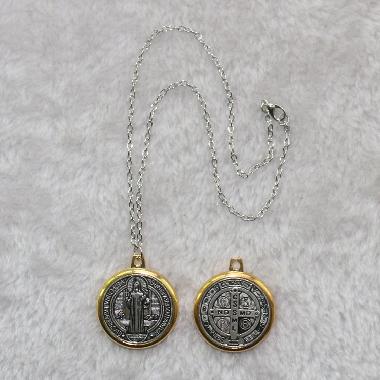 3.0cm St. Benedict Medal Religious pendant (AN084)