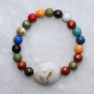 12mm Custom Jewelry Bead Bracelet (AJ036)