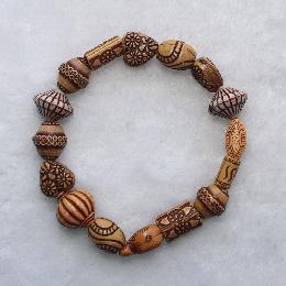 12mm Unique Jewelry MIX Bead Bracelet (AJ040)