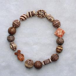 14mm fashion natural beads bracelet (AJ043)