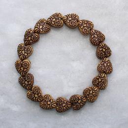 15mm Heart Beads Fashion Bracelets (AJ046)