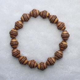 14mm Mens Fashion Beads Bracelet (AJ047)