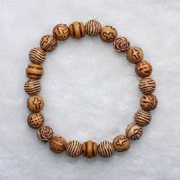 8mm elastic beads bracelet (AJ053)