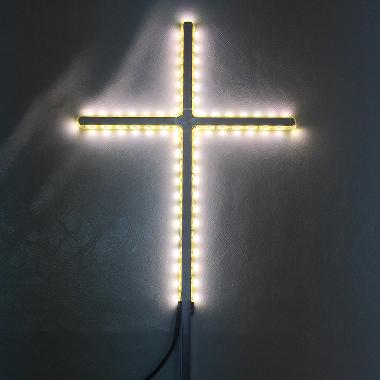 42cm Glowing grave cross (CA100) for Iceland